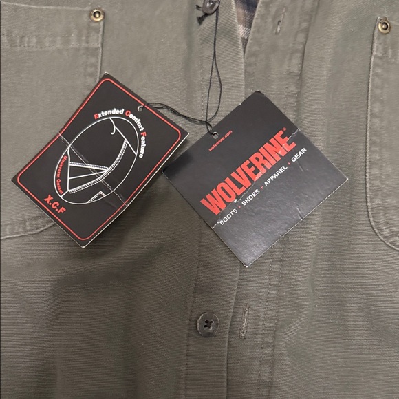 Wolverine Olive Green Casual Shirt - Picture 4 of 10
